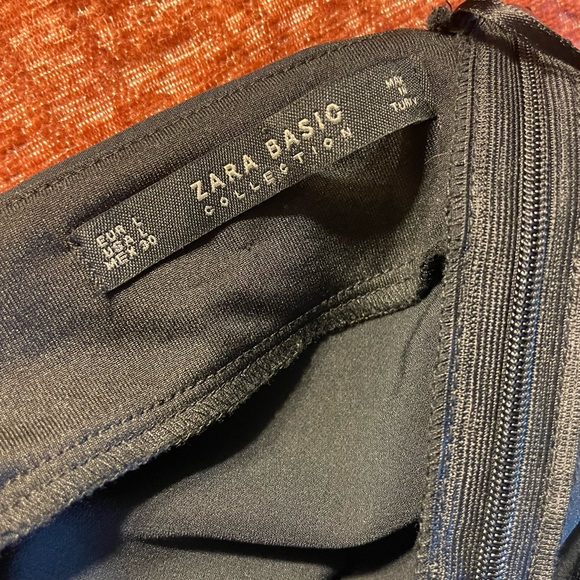 ZARA Basics collection - Black Halter Mini Dress - size L - never worn! - Picture 6 of 6